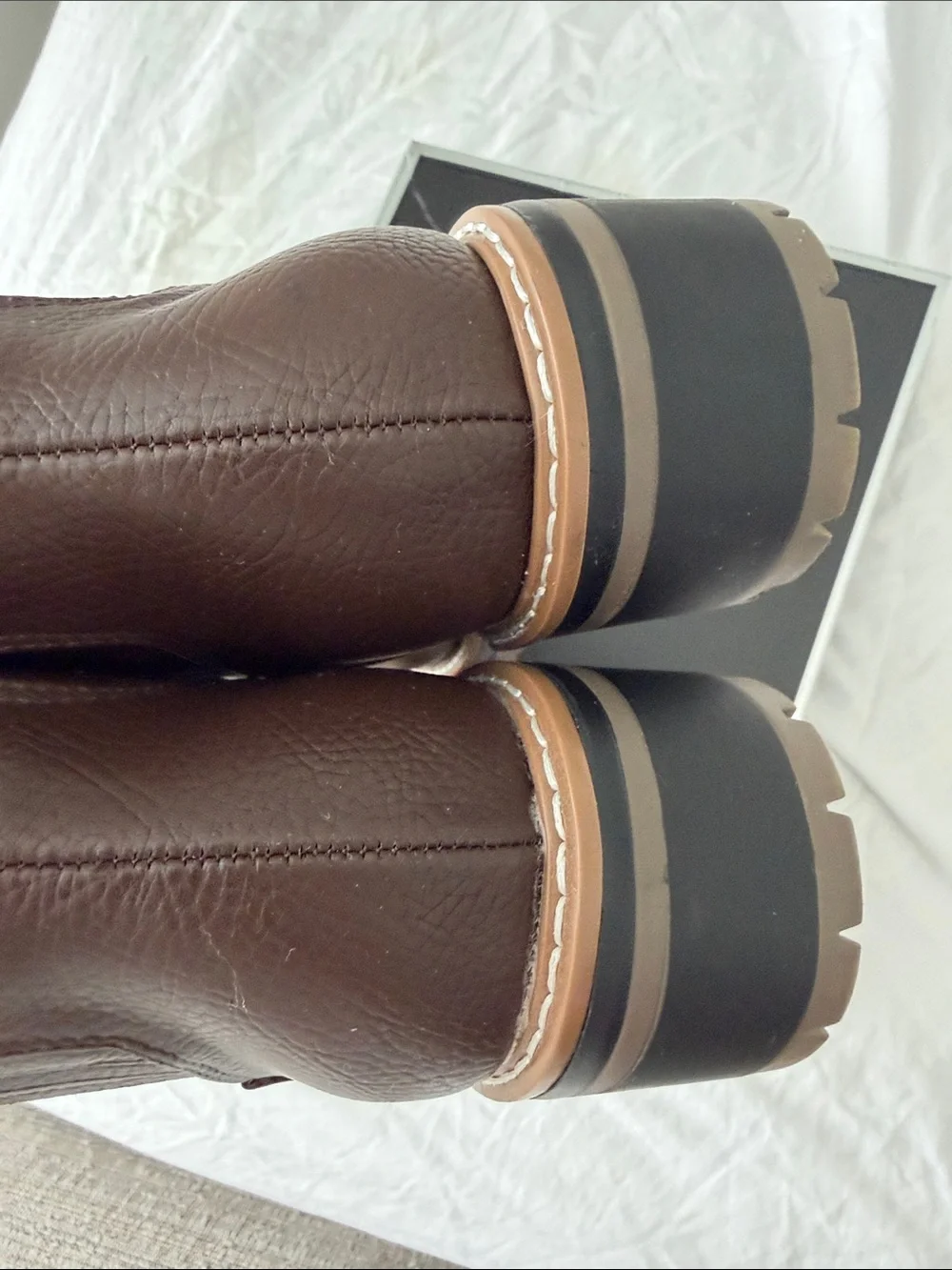 Kensie Men's Chukka Chelsea Boots in Dark Brown
